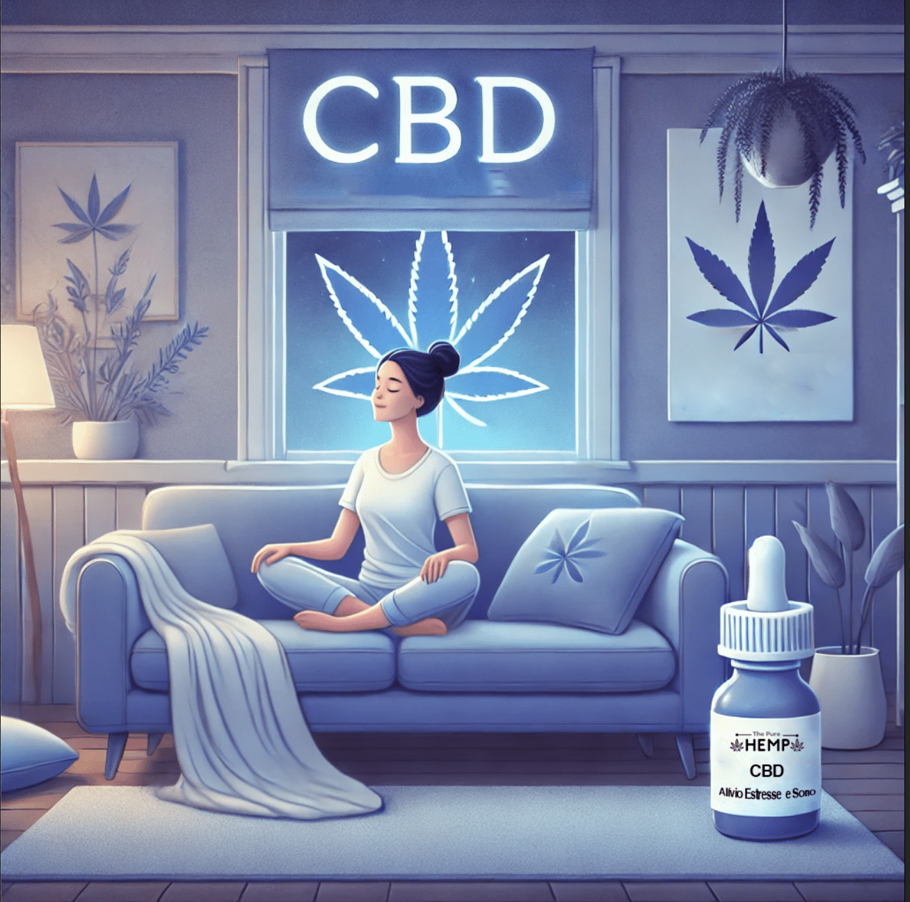 CBD PARA ALÍVIO DE ESTRESSE E SONO