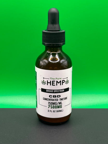 CBD Concentrated Tincture - 7500MG