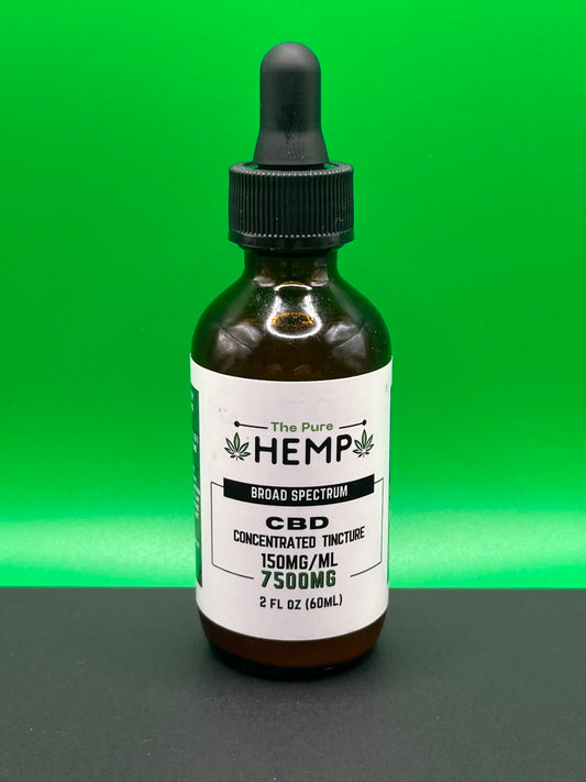 CBD Concentrated Tincture - 7500MG